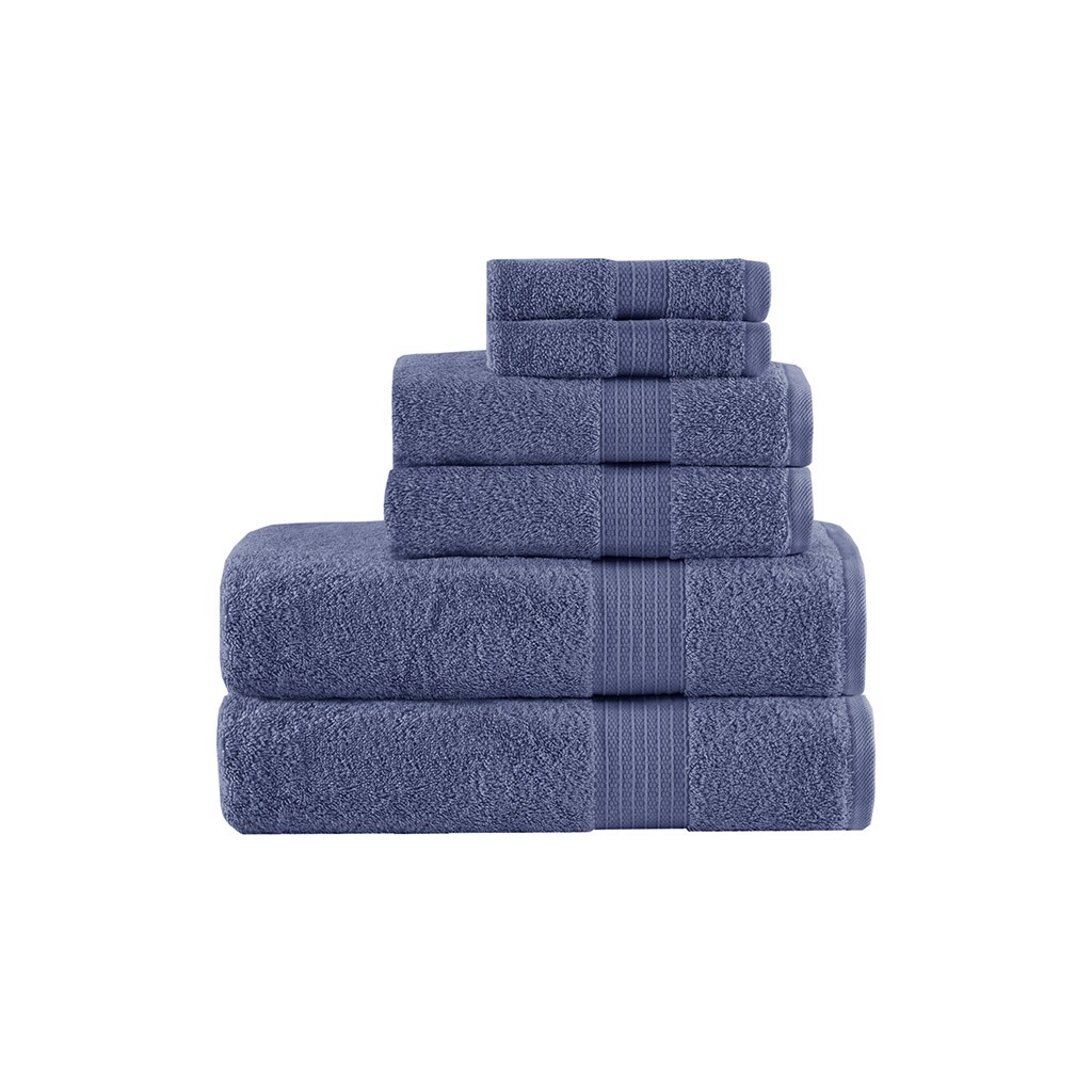 Gracie Mills   Emeric 6-Piece Organic Cotton Towel Set - GRACE-9601