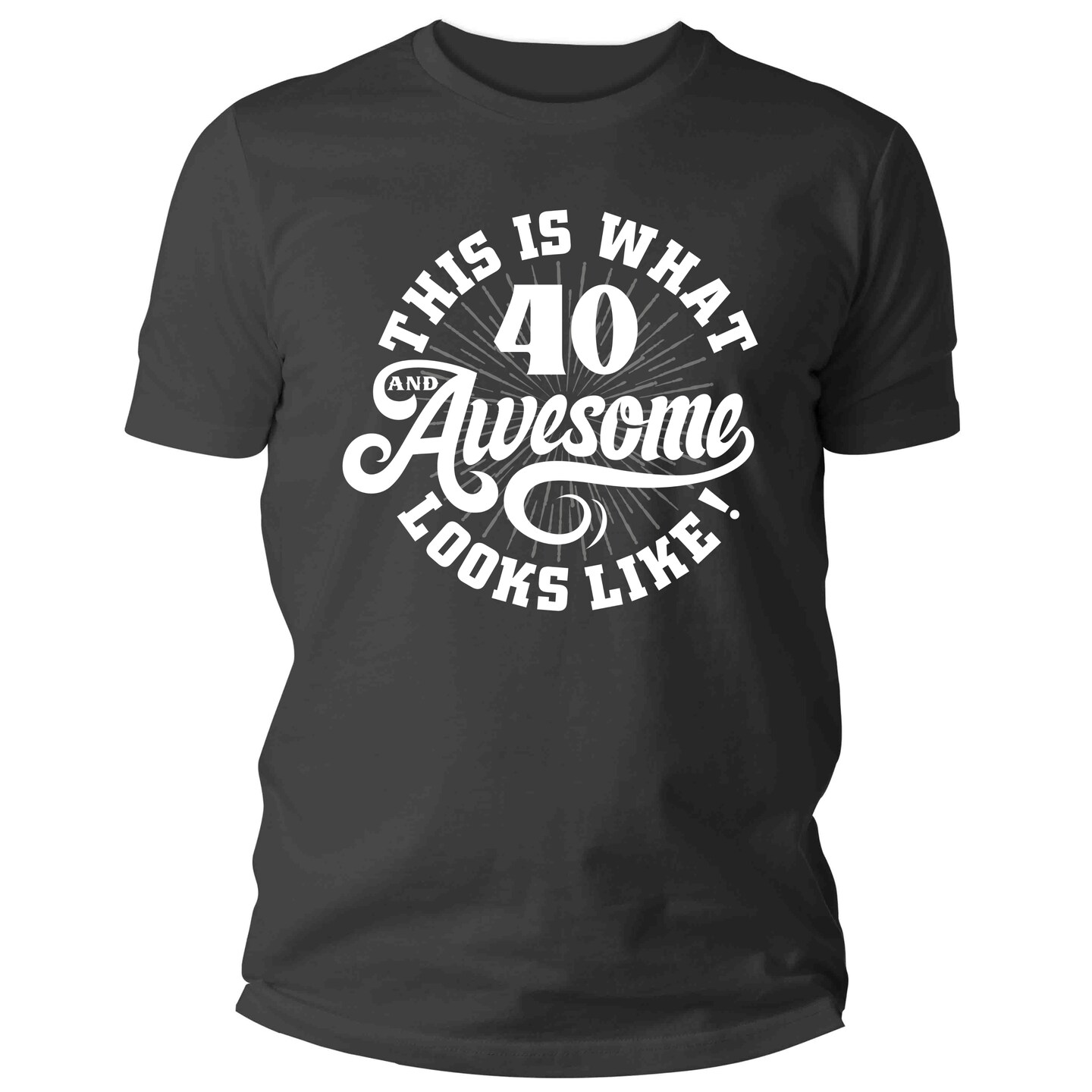 40th Birthday Gift Shirt For Men - 'Gettin' Old Pissy & Cranky' Customizable Tee With Birth Year