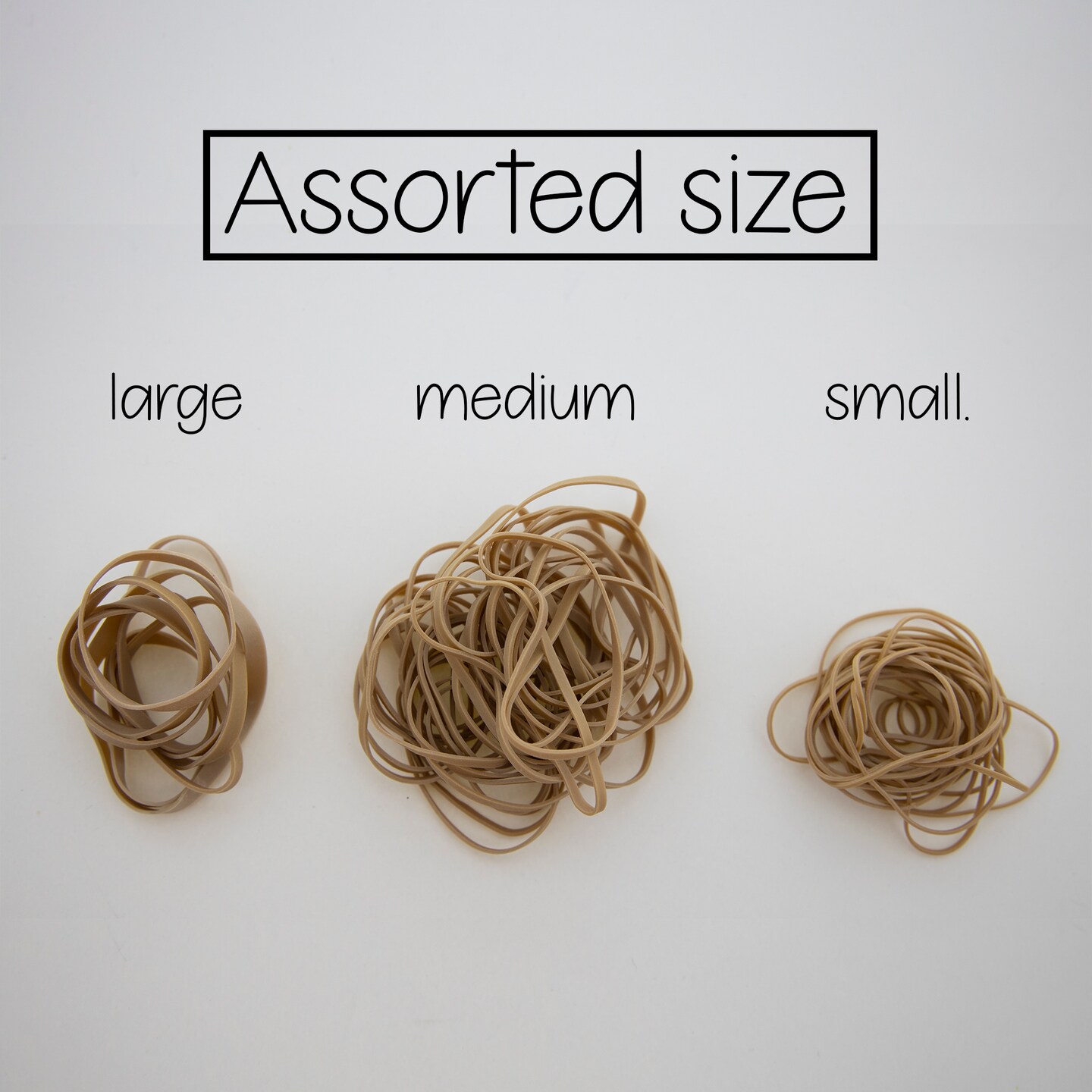 BAZIC 2 Oz./ 56.70 g Assorted Sizes Rubber Bands