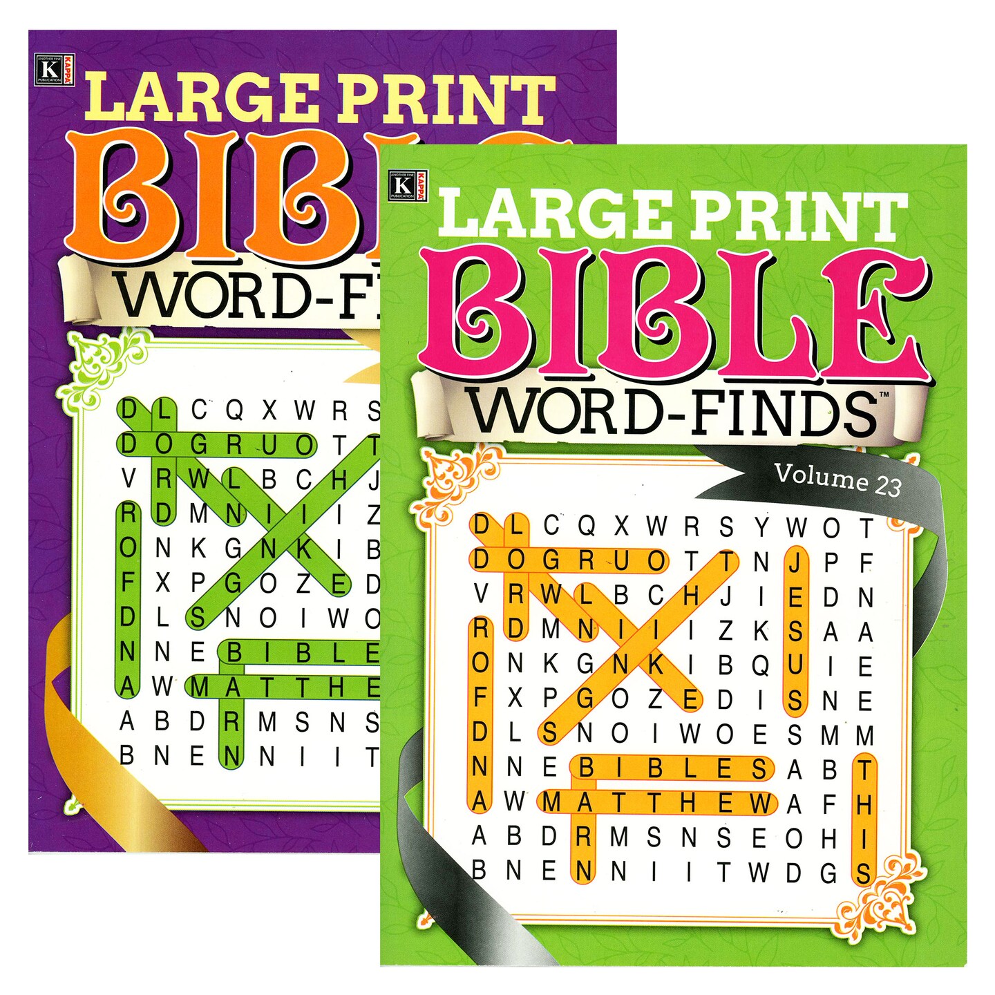 Puzzle KAPPA Large Print Bible Word Finds Book