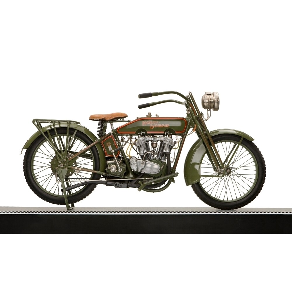 1919 Harley Davidson Motorcycle Poster Print