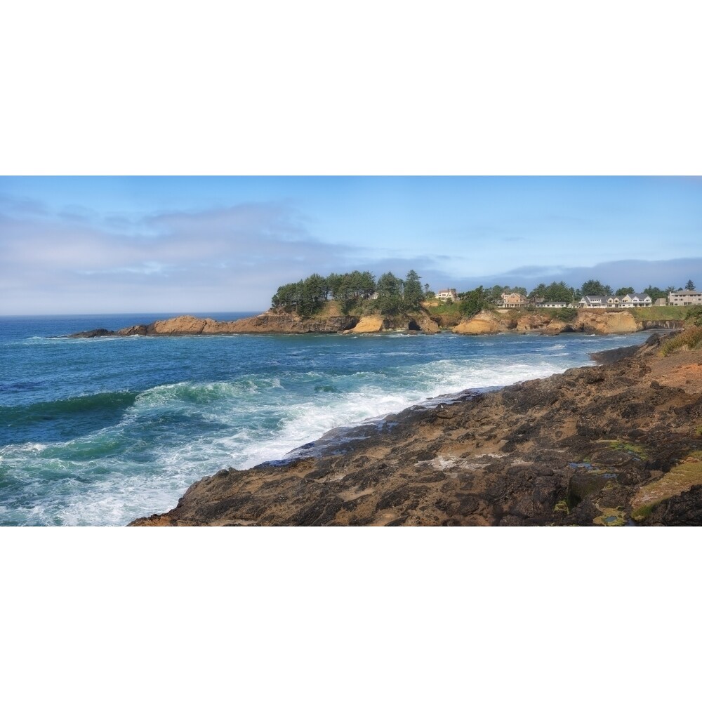 Scenic View Of Oregon Coast Lincoln City Lincoln County Oregon Usa Poster Print By Panoramic Images