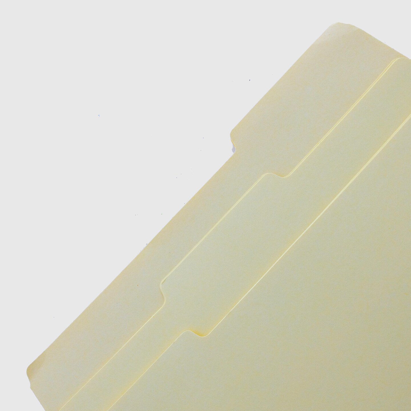 BAZIC Manila File Folder 1/3 Cut Letter Size (6/Pack)