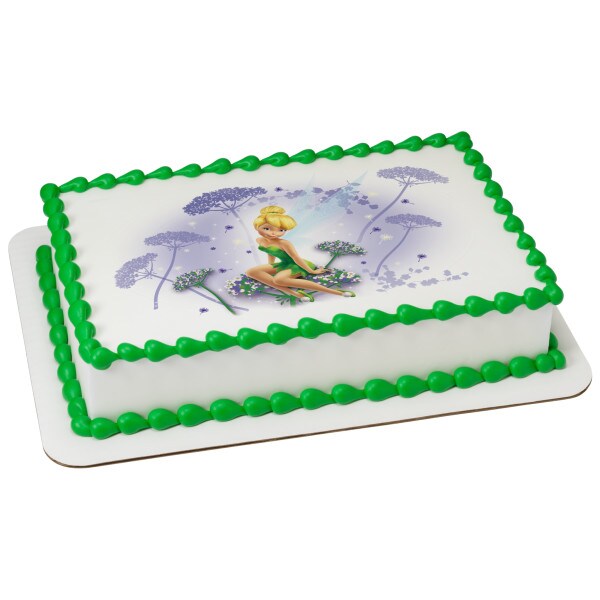 Disney&#x27;s Tinker Bell I Believe in Fairies Edible Cake Topper Image - 1/4 Sheet