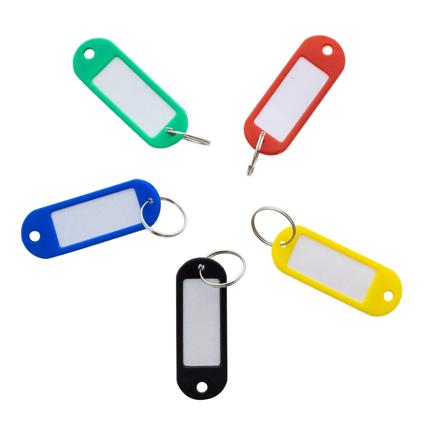 BAZIC Key Tag with Label Window (8/Pack)