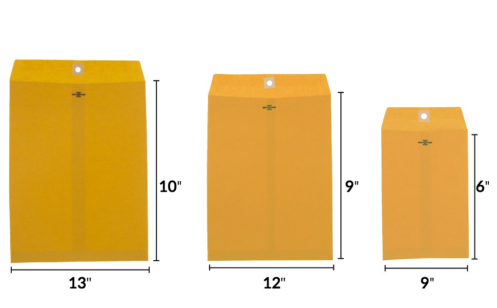 BAZIC Clasp Envelope 6&#x22; X 9&#x22; (5/Pack)