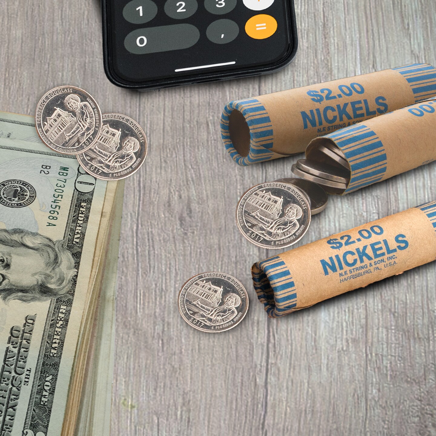 BAZIC Nickel Coin Wrappers (36/Pack)