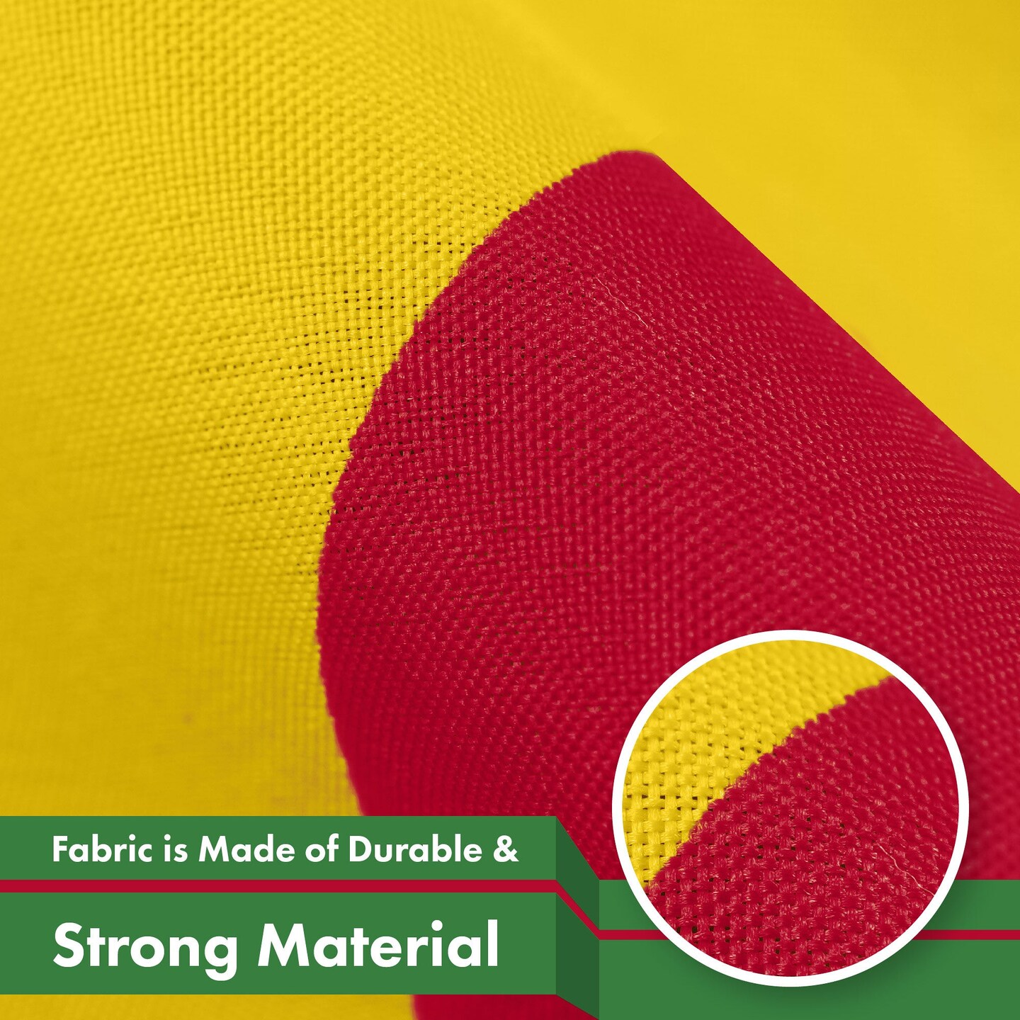 G128 Suriname Surinamese Flag | 3x5 Ft | LiteWeave Pro Series Printed 150D Polyester | Country Flag, Indoor/Outdoor, Vibrant Colors, Brass Grommets, Thicker and More Durable Than 100D 75D Polyester