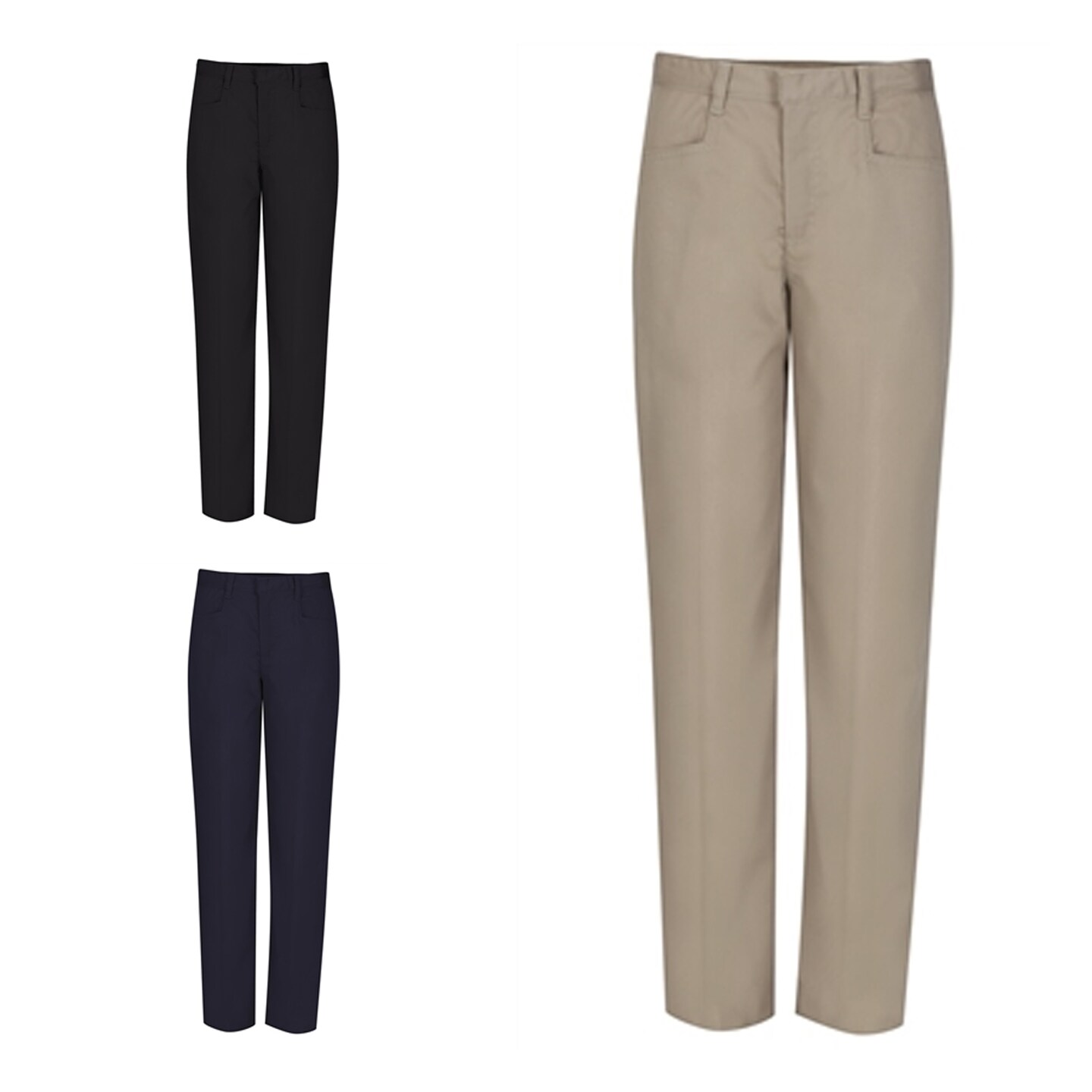 Comfort &#x26; Style Junior Girls&#x27; Khaki Stretch Pencil Skinny Pants | 98% Cotton. 2% Spandex | RADYAN&#xAE;