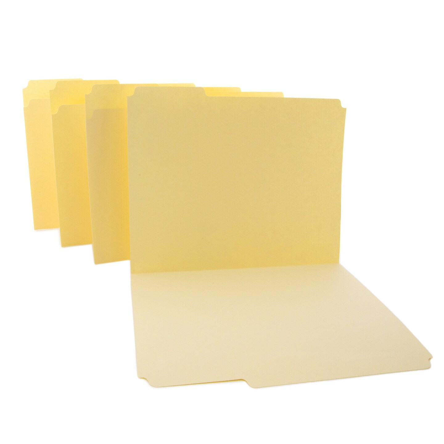 BAZIC Manila File Folder 1/3 Cut Legal Size (100/Pack)