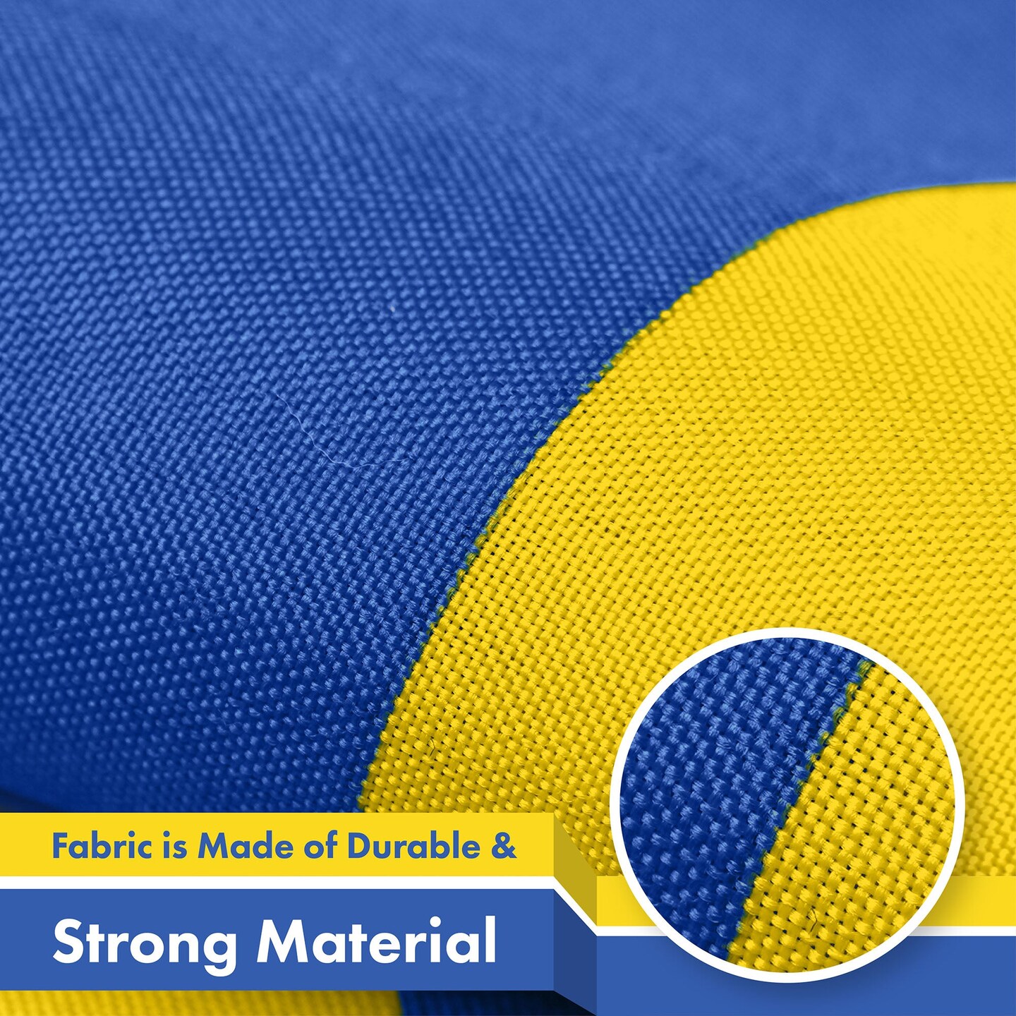 G128 Ukraine Ukrainian Flag | 2x3 Ft | LiteWeave Pro Series Printed 150D Polyester | Country Flag, Indoor/Outdoor, Vibrant Colors, Brass Grommets, Thicker and More Durable Than 100D 75D Polyester