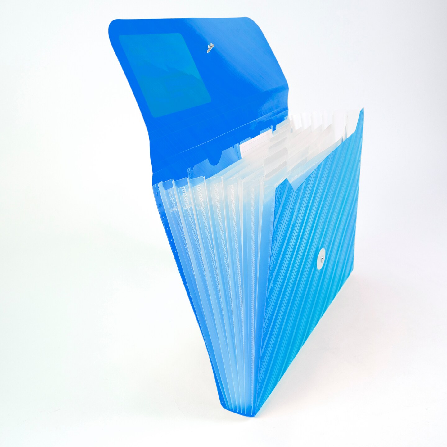 BAZIC Expanding File A4/Letter Size Translucent Poly 7-Pocket