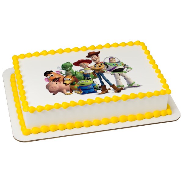 Disney and Pixar&#x27;s Toy Story Edible Cake Topper Image - 1/4 Sheet