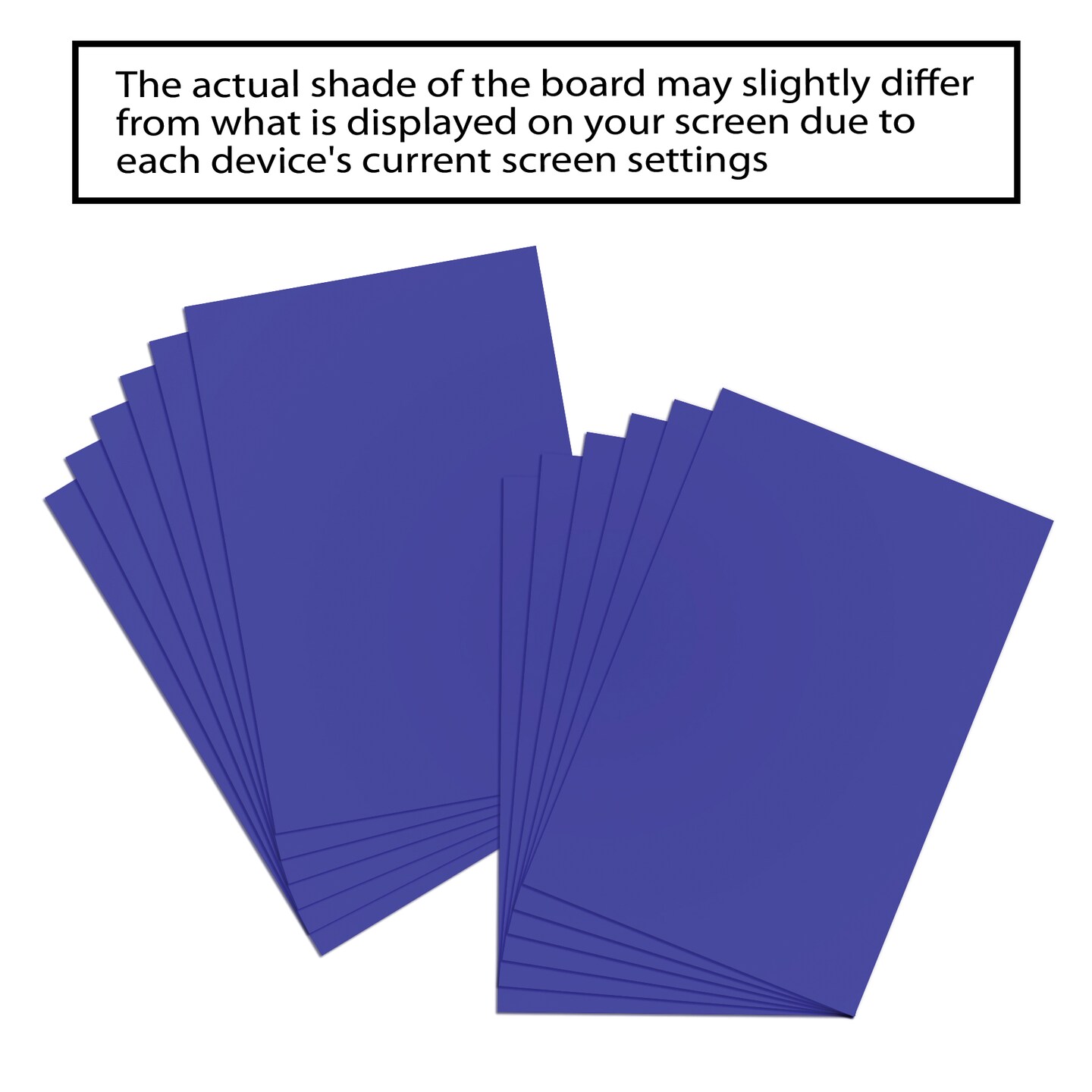 BAZIC 22&#x22; X 28&#x22; Poster Board Fluorescent - Blue