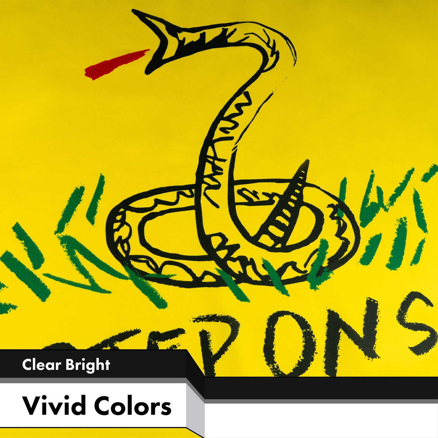 No Step On Snek Flag 3x5 Ft 2-Pack Printed 150D Polyester By G128