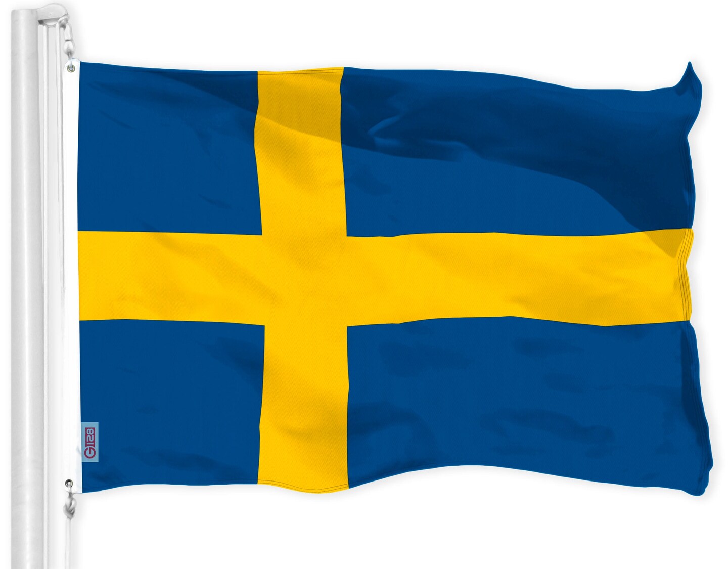Sweden (Swedish) Flag 150D Printed Polyester 3x5 Ft