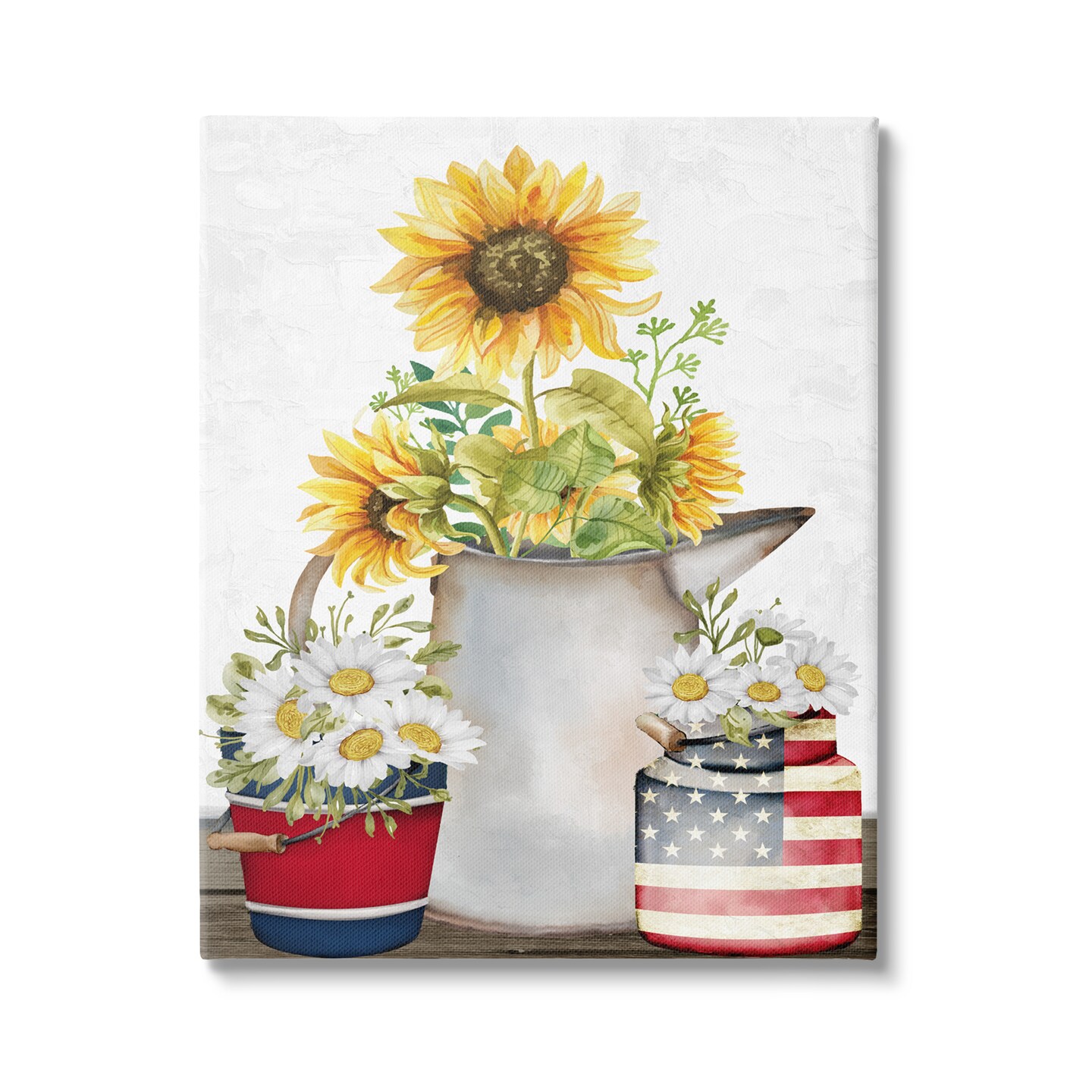 Stupell Industries Americana Flower Bouquets Canvas Wall Art | Michaels