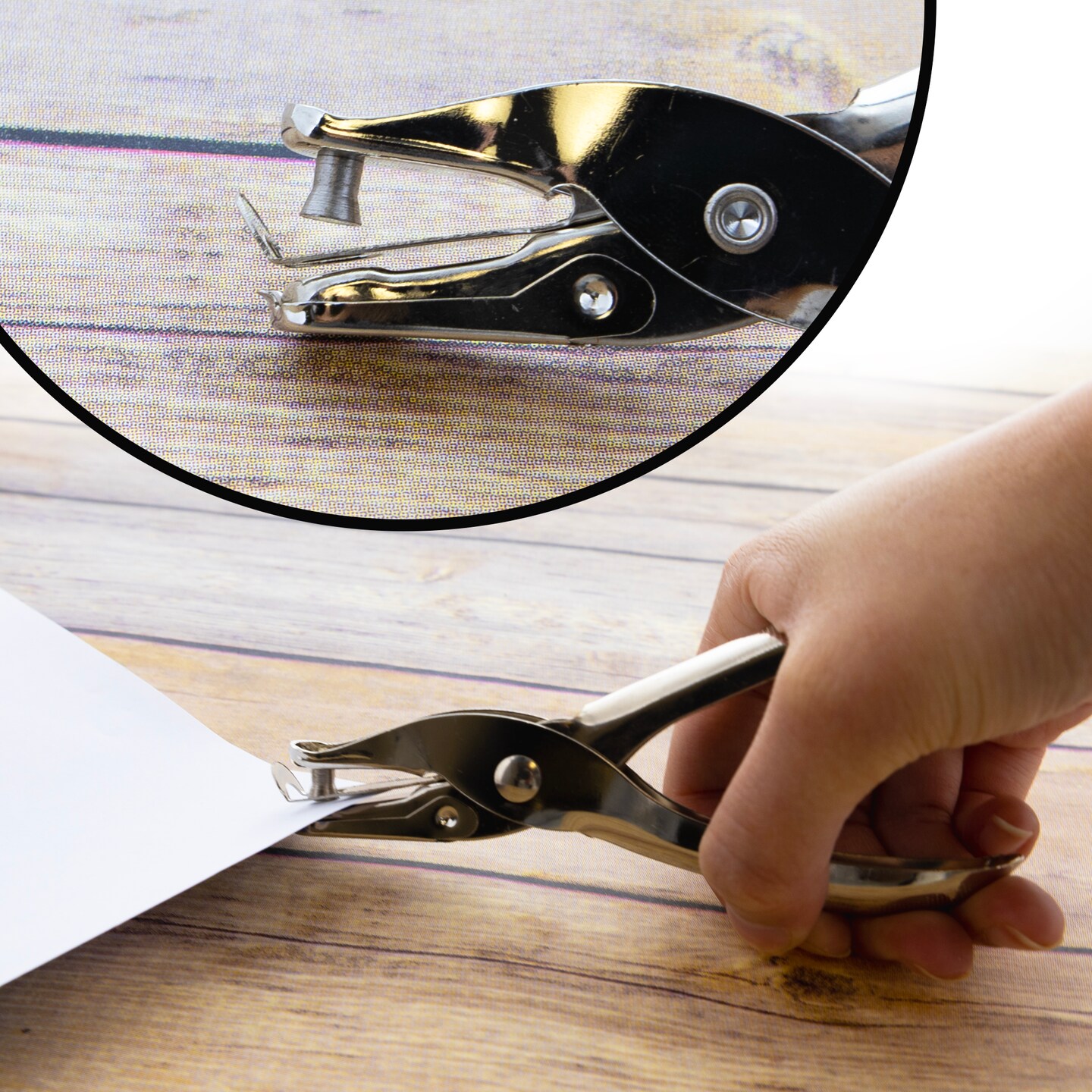 BAZIC Single Hole Paper Punch