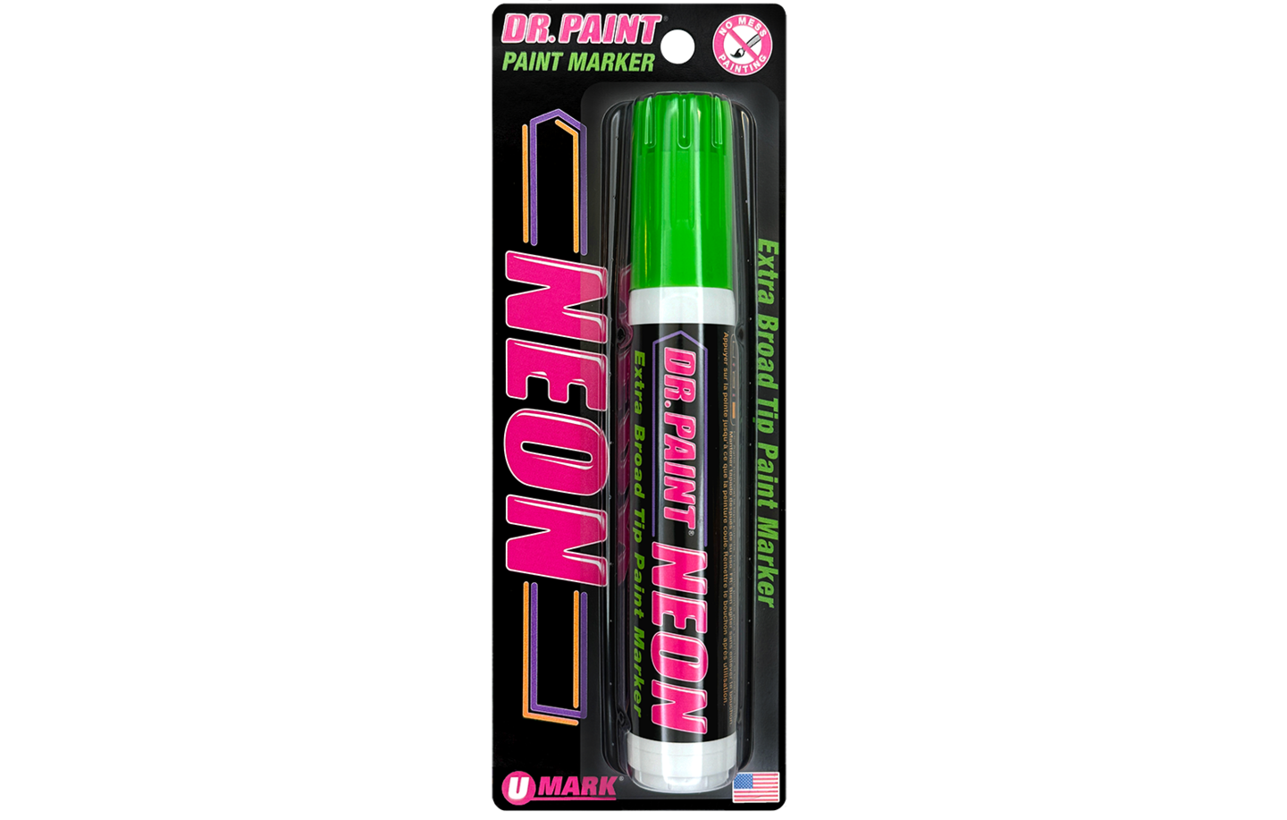 DR. PAINT&#xAE; NEON Extra Broad Tip Paint Marker - Green