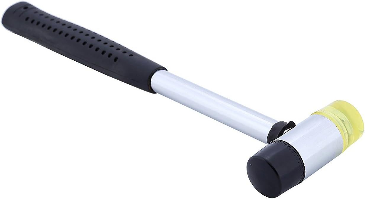 10.75" x 3" Professional Double Sided Glazing Hammer for Leaded Glass Work and More