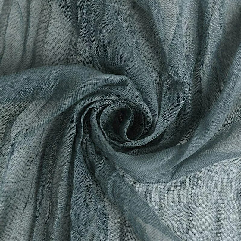 5 DUSTY BLUE Gauze Cheesecloth Cotton DINNER NAPKINS