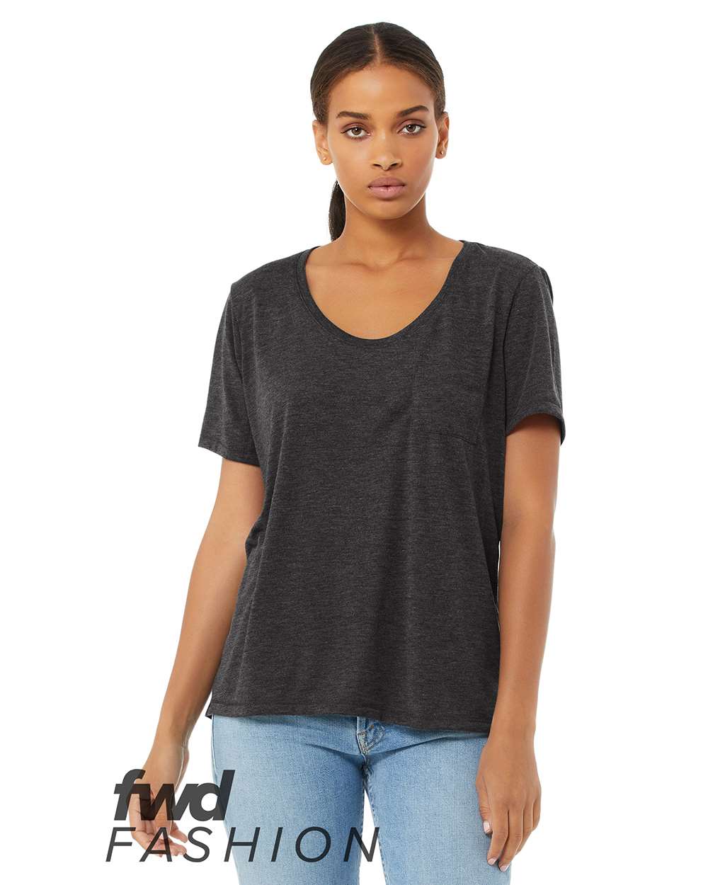 BELLA + CANVAS&#xAE; FWD Fashion Women&#x27;s Flowy Pocket Tee