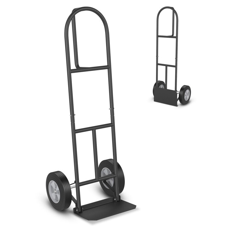 Multi-functional Foldable Metal Hand Truck with 10 Inch Wheels Suitable for All Terrains