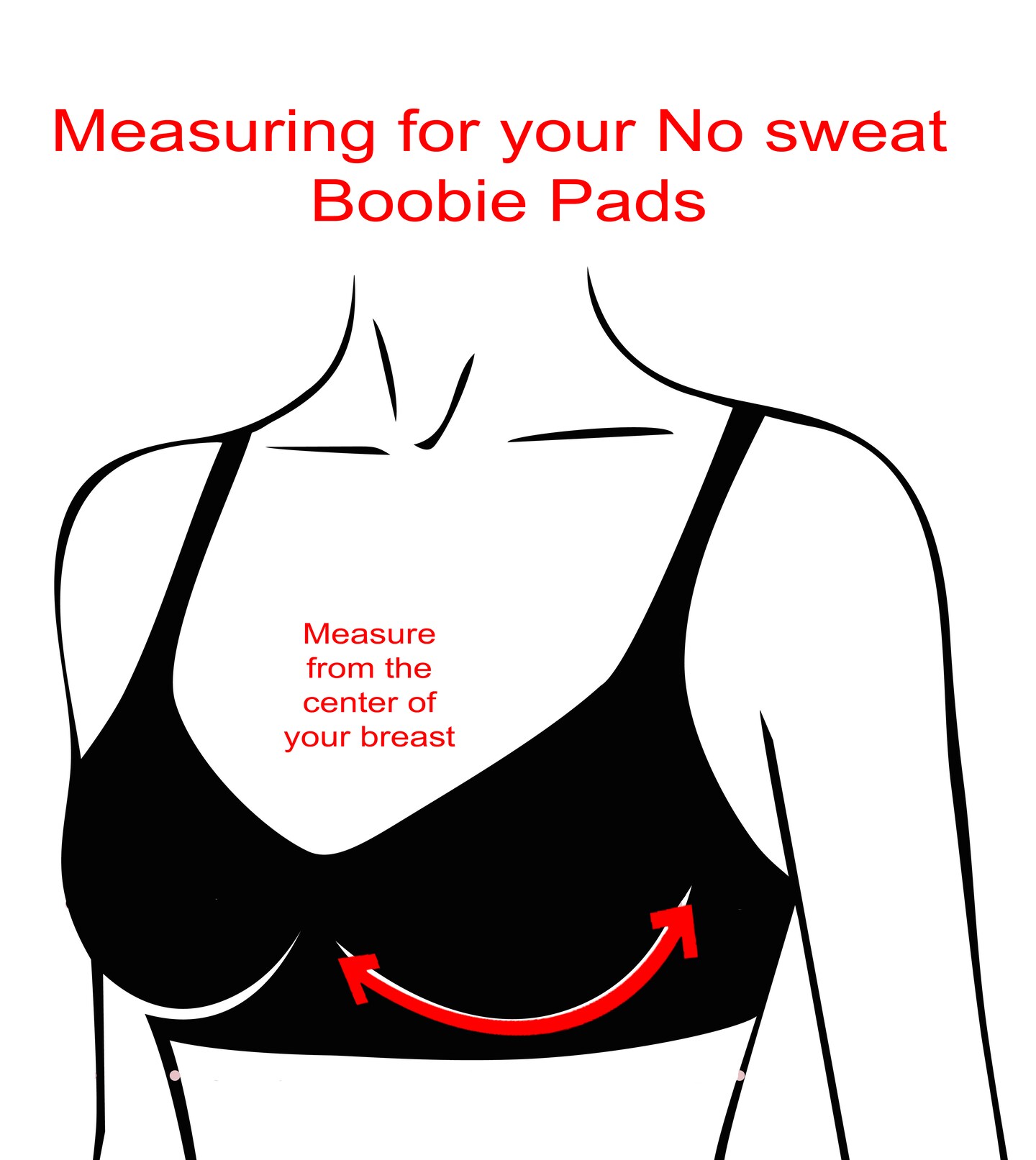 No more Sweaty Boobies sweat pads! 3 sizes to choose from