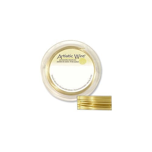 Artistic Wire Jewelry Wire Non-Tarnish Brass 20 Gauge (15 Yards)