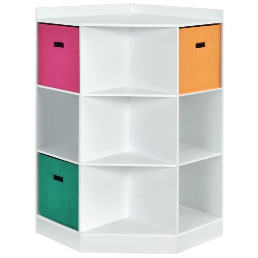 Toy storage store corner unit