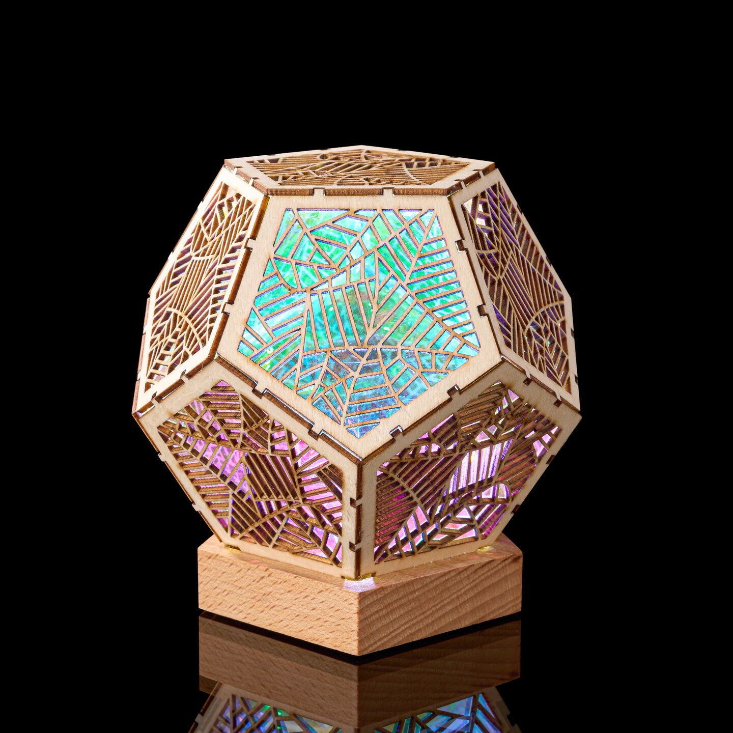 Bohemian Polar Star Table Lamp, 3D Projection Hollow Lamp, Home Decor