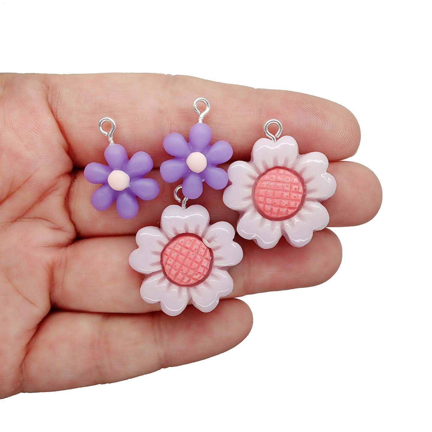 Flatback Mini Resin Flowers, Tiny Flowers Crafts