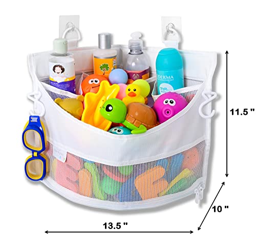 Eayoly Bath Toy Organizer, Bath Toy Bag, Bathtub Mesh Net With