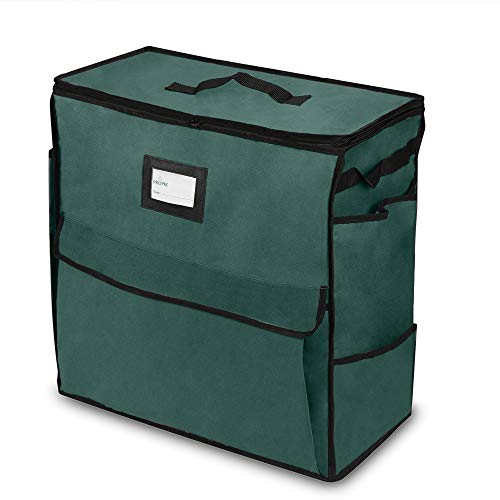 ProPik Unique Holiday Storage Organizer for Gift Bag and Wrapping Accessories (Green)