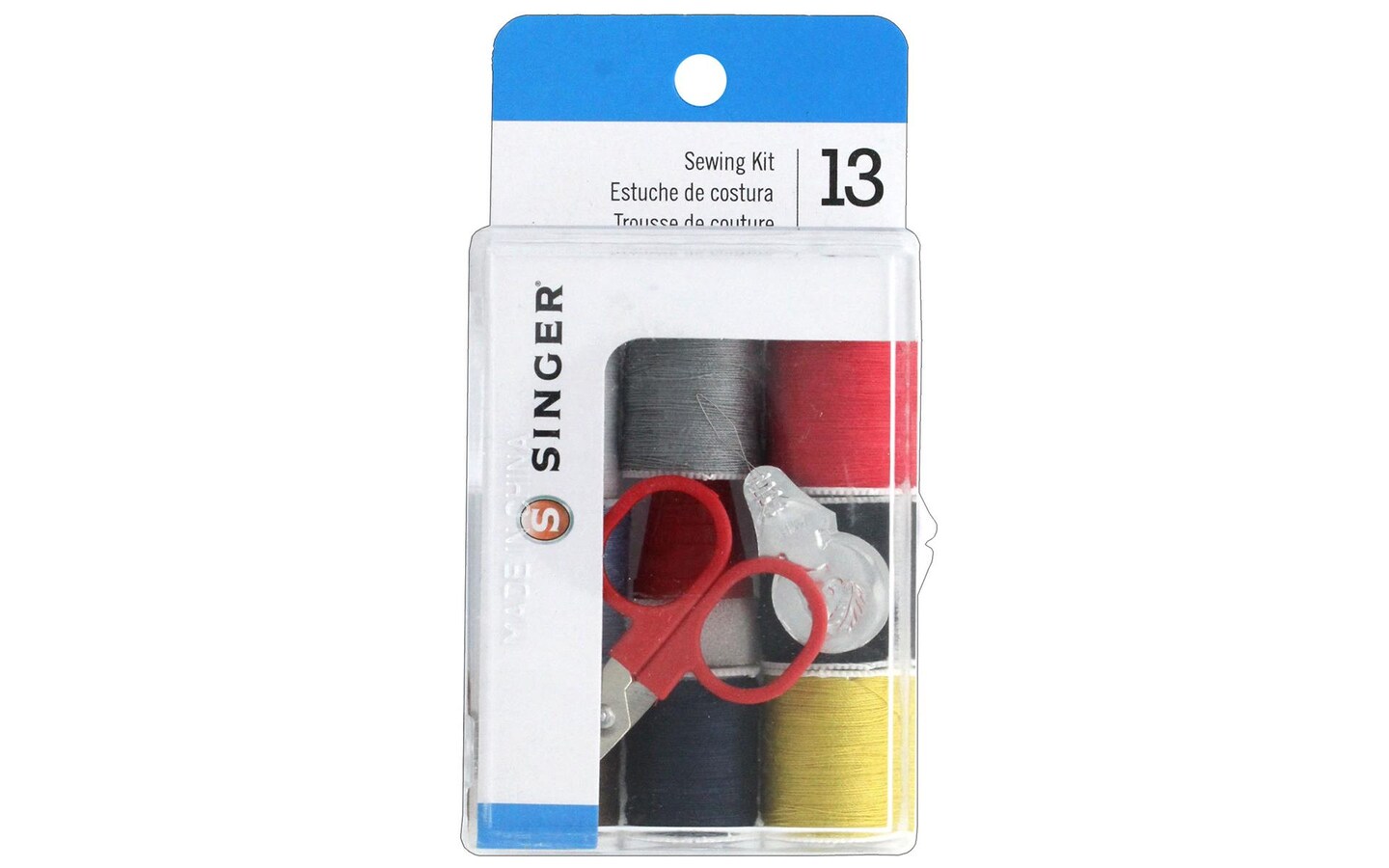 Singer Sewing Kit Scissors &#x26; 8 Spool Astd Thread