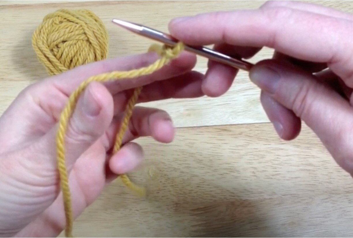 How-To Cast-On Using Long-Tail Method for Knitting image 2