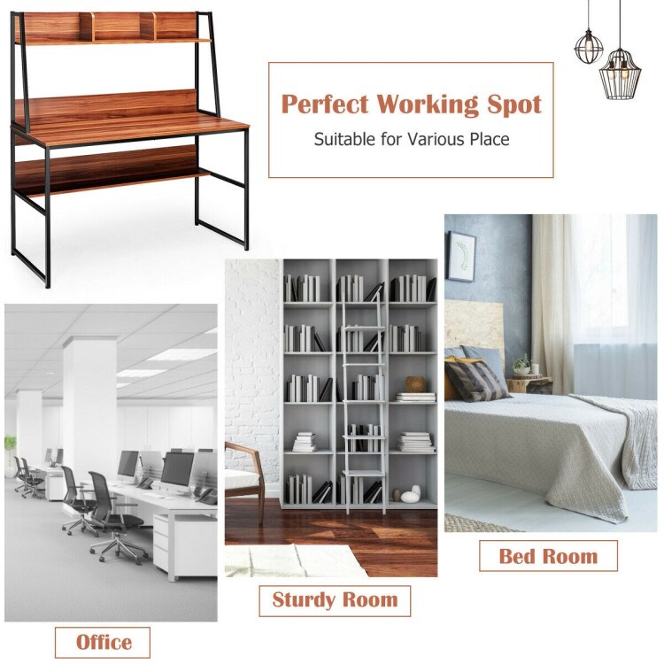 47-Inch Computer Desk Writing Study Table Workstation