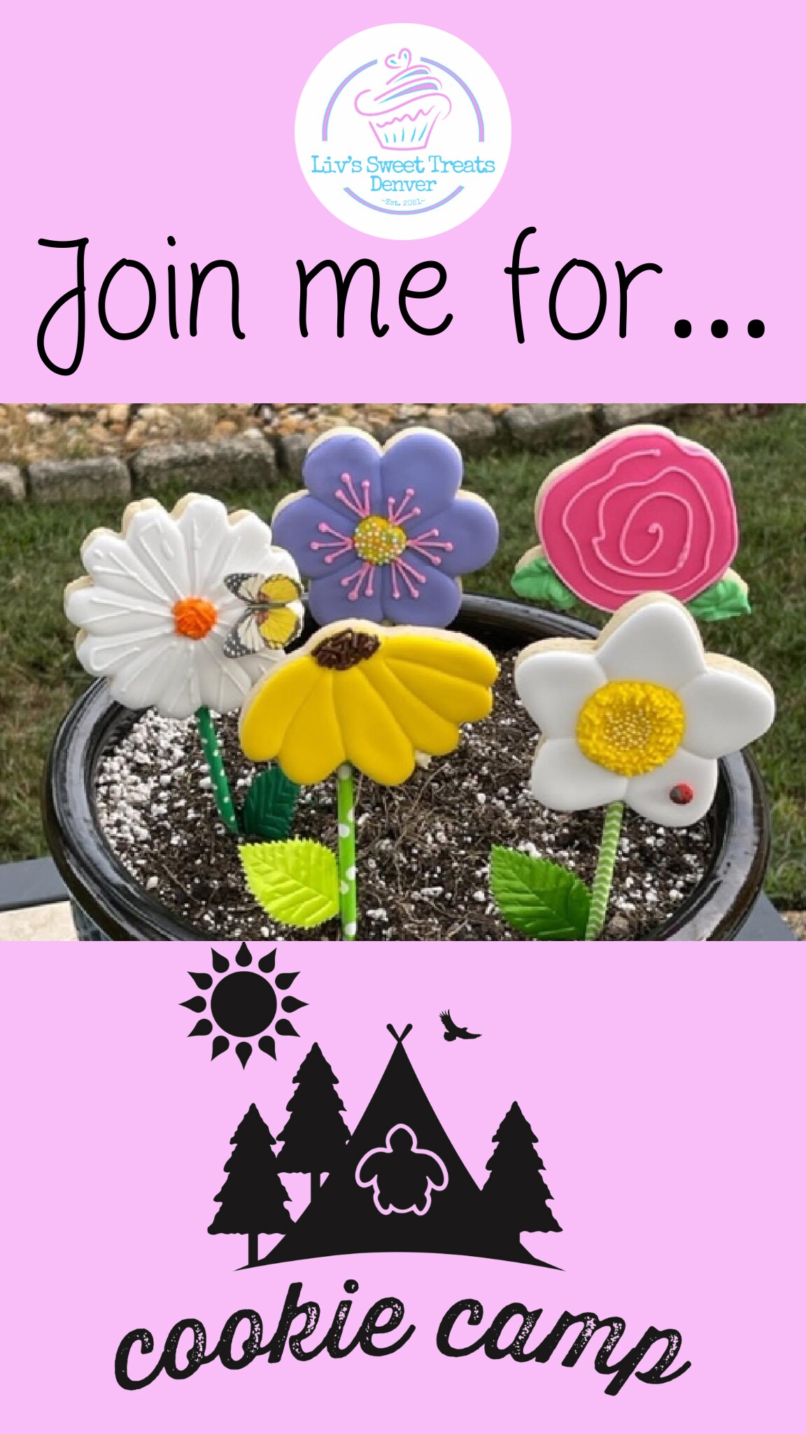 Flowers Cookie Camp