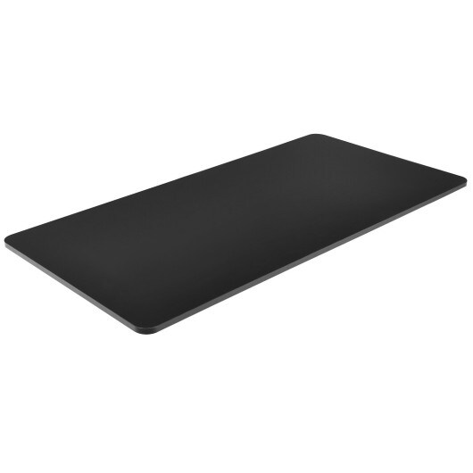 55" One-Piece Universal Tabletop for Standard and Sit to Stand Desk Frame- Black