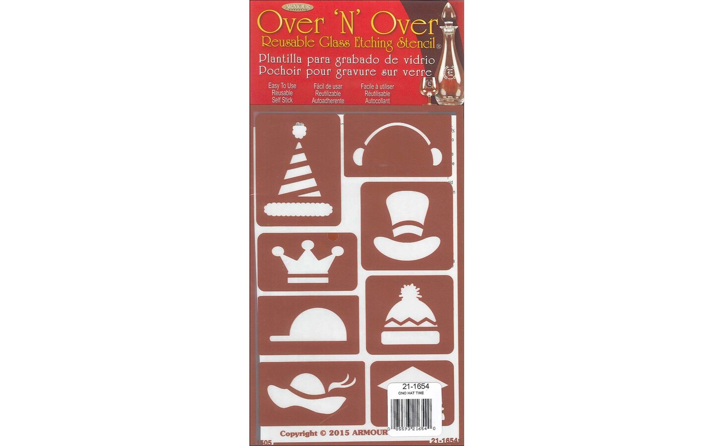 Armour Over N Over Stencil Hat Time