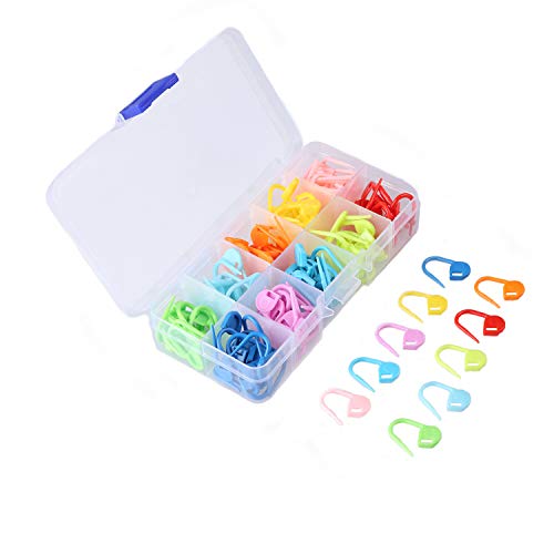 Locking Stitch Markers For Crochet And Knitting – Clip Counter Needle Markers (Multipack)
