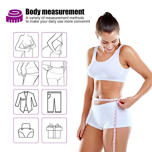 Tape Measures Retractable, Fabric Measuring Tape, 60 Inch Small Sewing Tape  Measure for Craft Nursing Medical Travel(3 Pack/Pink Purple Sky Blue)