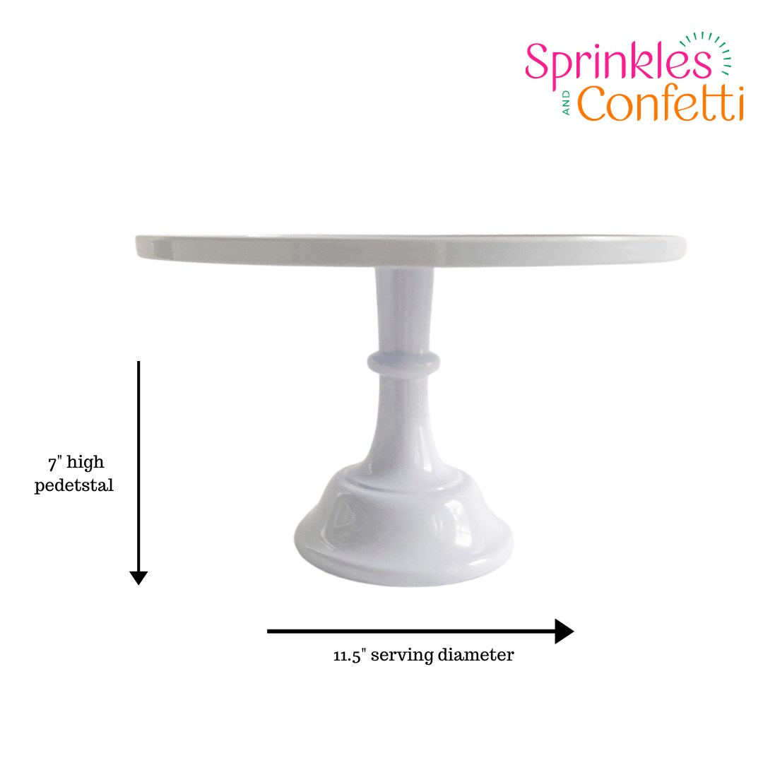 White Pedestal Cake Stand