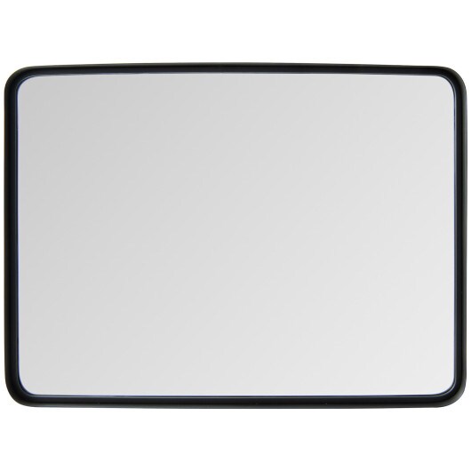 Rectangular Wall Mount Multi-Layer Bathroom Vanity Mirror with Steel Frame Suitable for Any Room