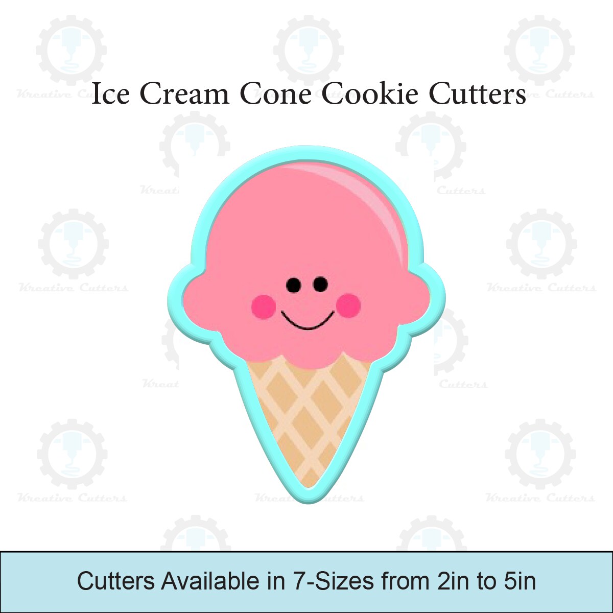 Ice Cream Cone Cookie Cutter