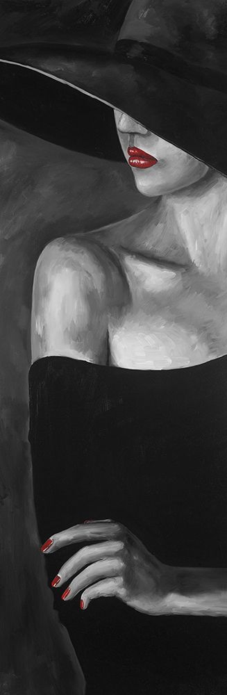 Mysterious Woman With A Hat Poster Print by Atelier B Art Studio - Item # VARPDXBEGFAS28