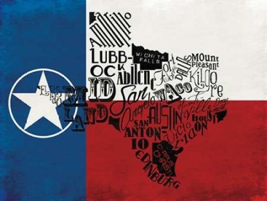 Rustic Texas Flag Poster Print by Jace Grey - Item # VARPDXJGRC082D4