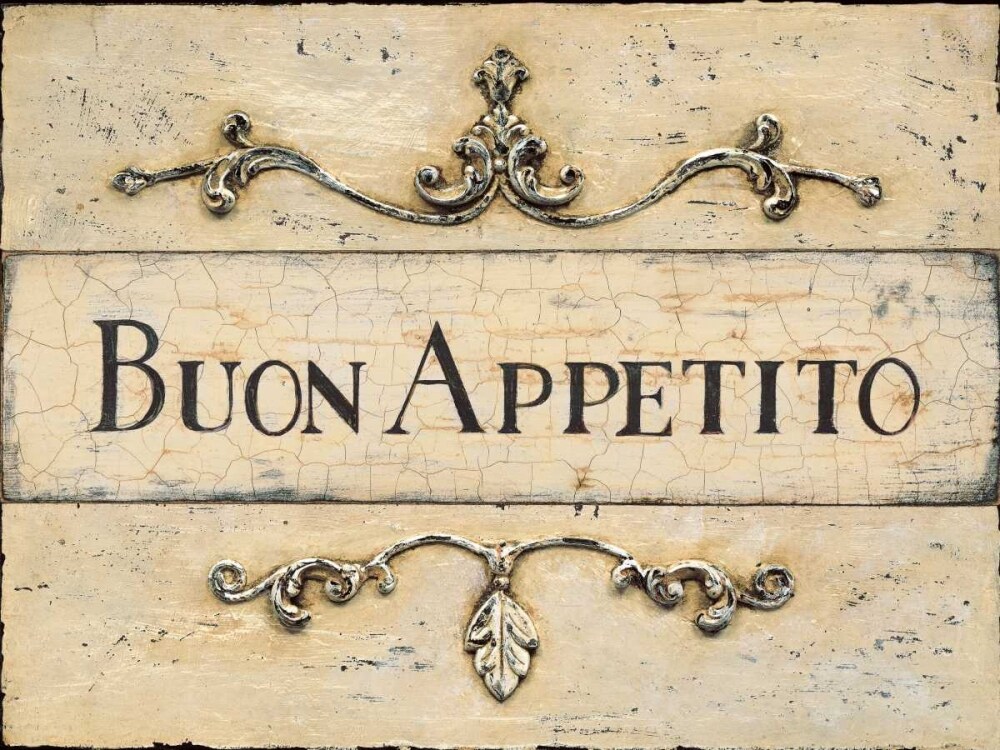 Buon Appetito Plaque Poster Print by Arnie Fisk - Item # VARPDX011FIS1039