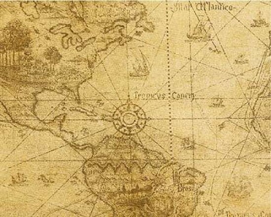 Vintage Map Carribean Sea Poster Print by Taylor Greene - Item # VARPDXTGRC149A
