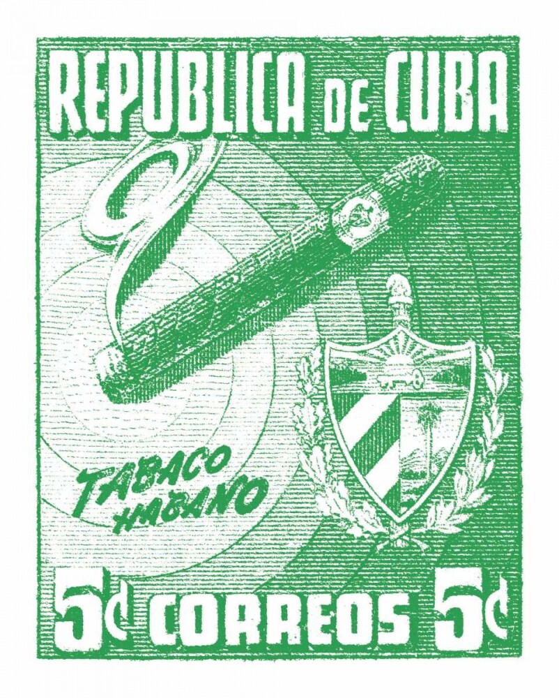 Cuba Stamp XI Bright Poster Print by Wild Apple Portfolio - Item # VARPDX33887